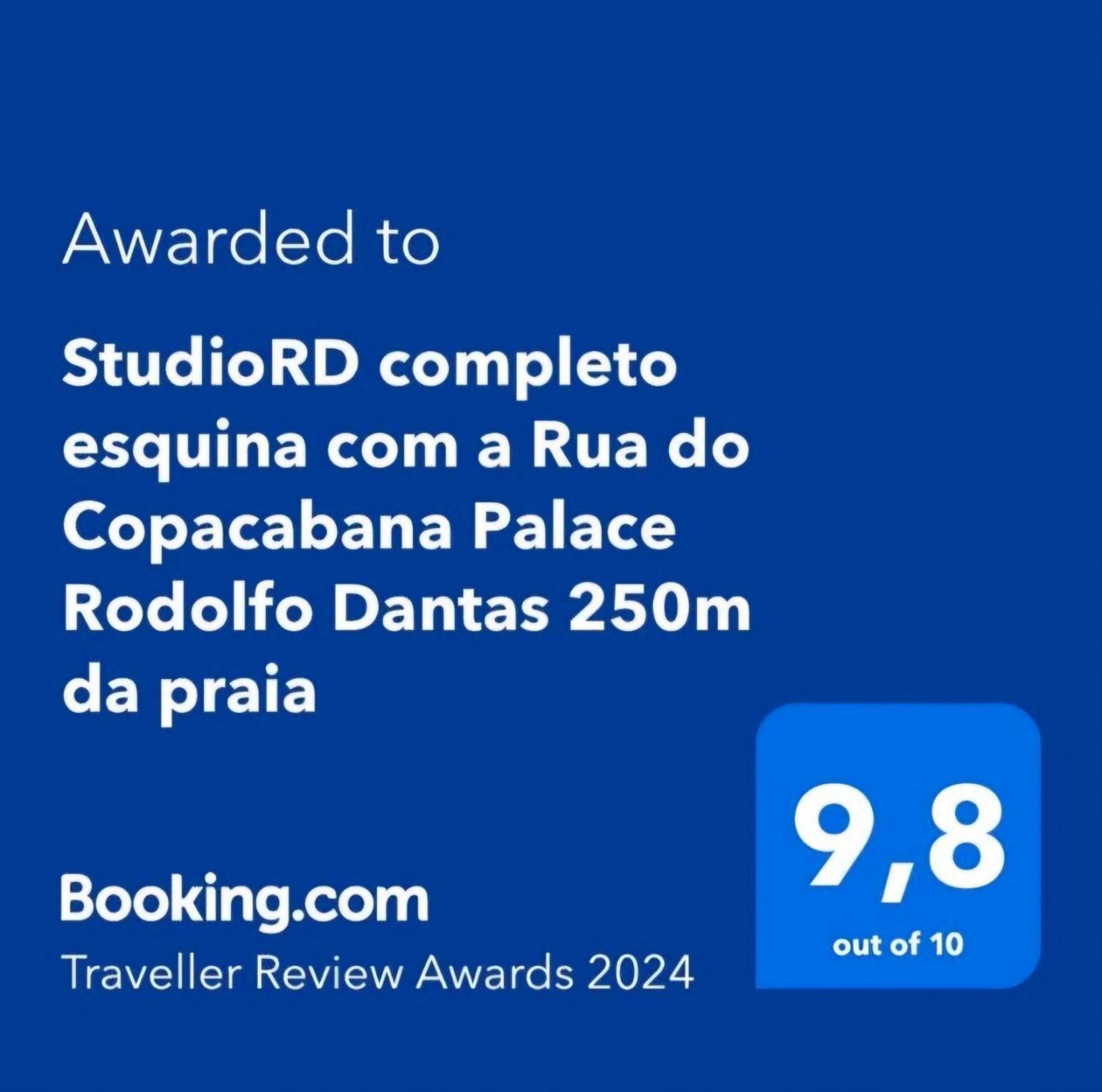 Studiord Copacabana 250M Da Praia Esquina Com A Rua Do Copacabana Palace Rodolfo Dantas Рио-де-Жанейро Экстерьер фото