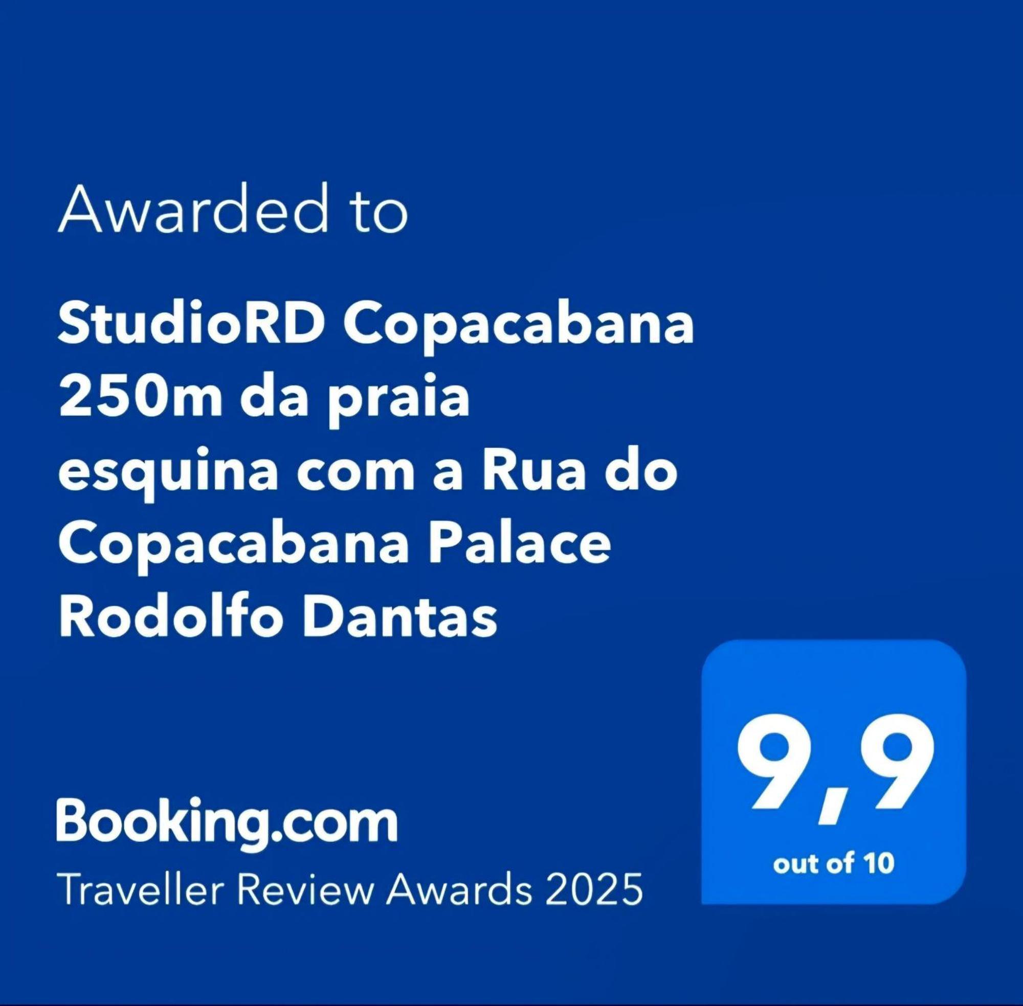 Studiord Copacabana 250M Da Praia Esquina Com A Rua Do Copacabana Palace Rodolfo Dantas Рио-де-Жанейро Экстерьер фото